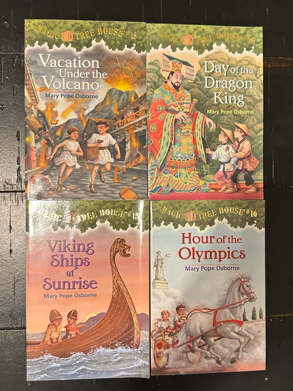 BUNDLE & SAVE! Magic Tree House Paperbacks 4-Book Lot (Books 13-16)